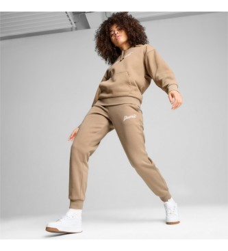 Puma Pantaln ESS+ Script FL beige