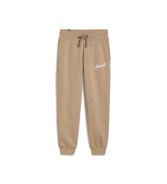 Puma Pantaln ESS+ Script FL beige