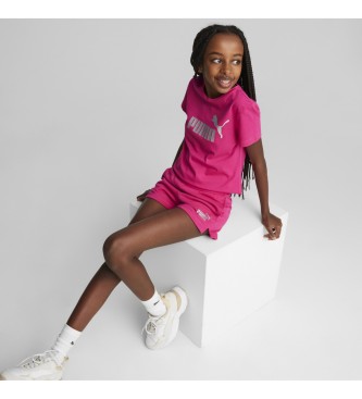 Puma Essentials+ mladinske kratke hlače roza