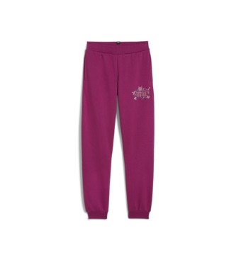 Puma Pantaln deportivo EEss+ Starry Safari S rosa