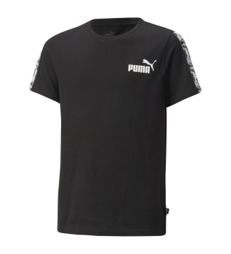 Puma Ess Tape Camo B T-shirt zwart