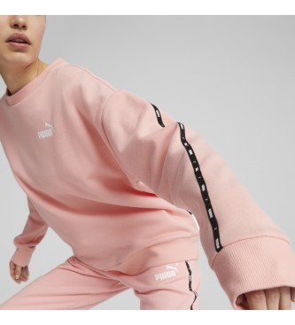 Puma Essential Tape pink sweatshirt