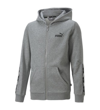 Puma Essential Sweatshirt Zipper grau