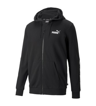 Puma Essential Tape Sweatshirt Zipper noir