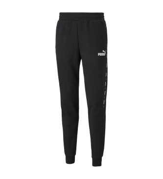 Puma Pantalones deportivos Essentials+ con cinta negro