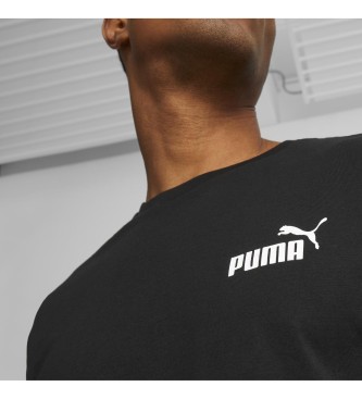 Puma T-shirt Essentials+ Tape nera