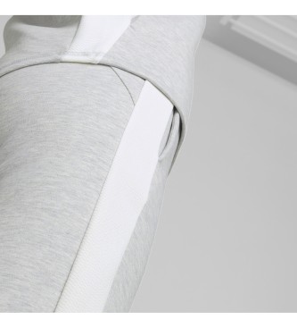 Puma Evostripe hlače z visokim pasom sive barve