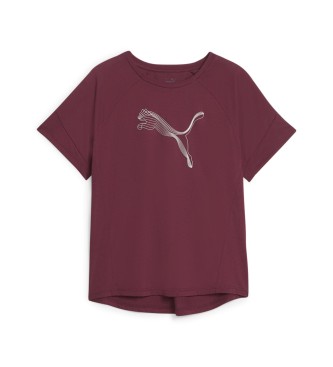 Puma Evostripe T shirt maroon ESD Store fashion footwear and