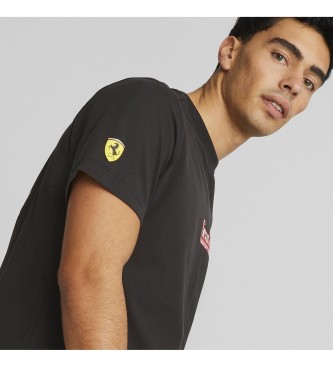 Puma Ferrari Race Grafisch T-shirt zwart