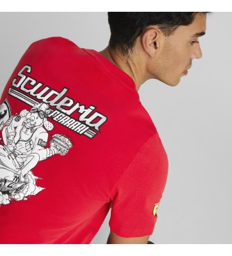 Puma Ferrari Race Grafik-T-Shirt rot