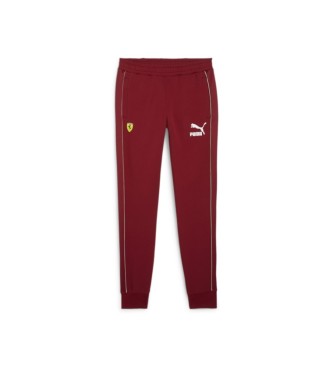 Puma Hlače Ferrari Race Iconic bordo barve