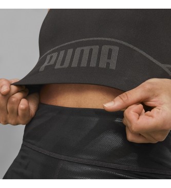 Puma Soutien-gorge sans couture en tricot noir