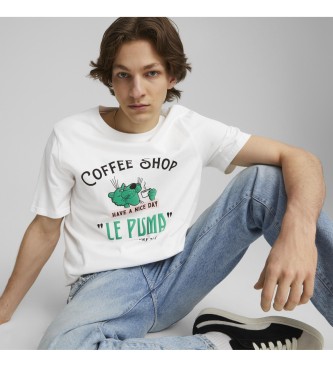 Puma T-shirt med grafik Le vit