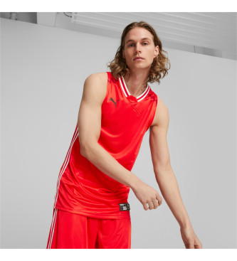 Puma Maglia rossa Hoops Team Game Jers