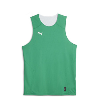 Puma Hoops Team Reverse P T-Shirt zelena, bela