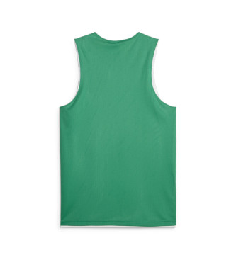 Puma T-shirt Hoops Team Reverse P verde, bianca