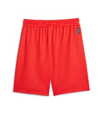 Puma Short Hoops Team Practice vermelho