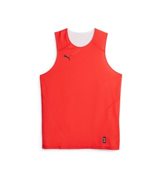 Puma Odwracalna koszulka Hoops Team Reverse P w kolorze czerwonym