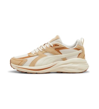 Puma Hypnotic LS beige leren sportschoenen