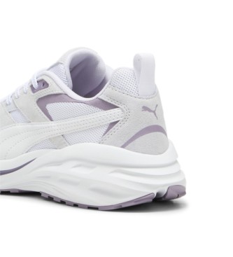 Puma Hypnotic LS chaussures en cuir blanc, violet