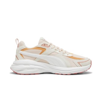 Puma Hypnotic LS chaussures en cuir blanc, orange