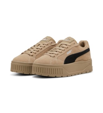 Puma Karmen II tofflor i beige lder