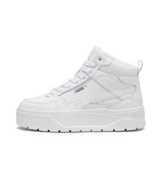 Puma Karmen II Idol Mid chaussures en cuir blanc