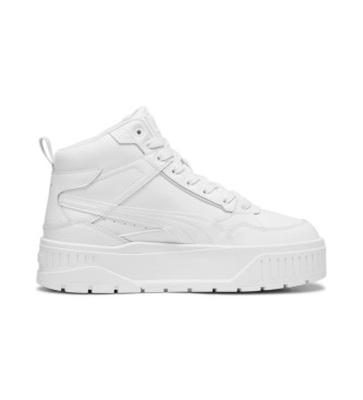 Puma Karmen II Idol Mid chaussures en cuir blanc