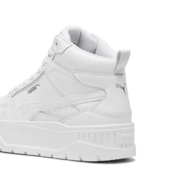 Puma Karmen II Idol Mid chaussures en cuir blanc