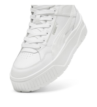 Puma Karmen II Idol Mid chaussures en cuir blanc