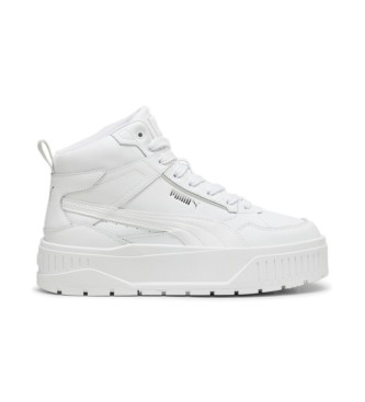 Puma Karmen II Idol Mid chaussures en cuir blanc