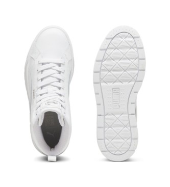 Puma Zapatillas de piel Karmen II Mid blanco