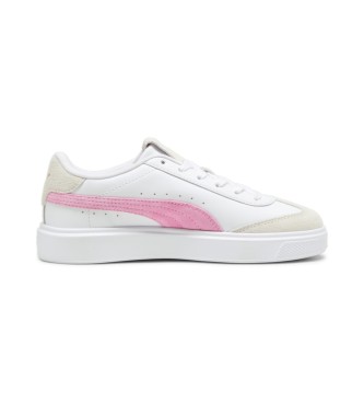 Puma Lajla T-toe leather trainers white