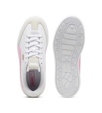 Puma Lajla T-toe leather trainers white