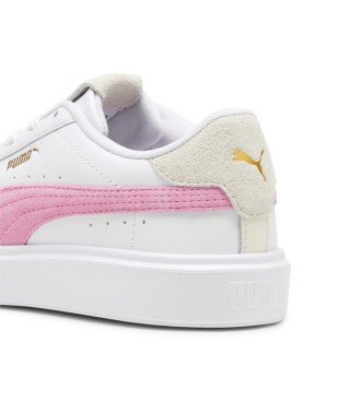 Puma Lajla T-toe leather trainers white