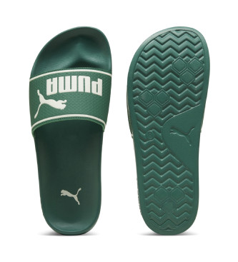 Puma Leadcat 2.0 green flip flops