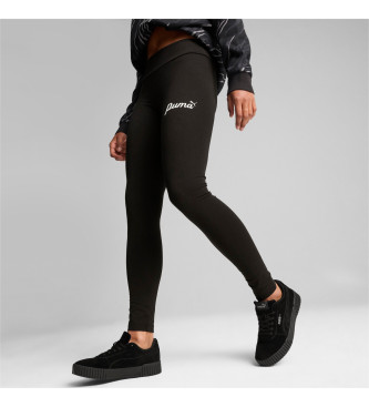 Puma Legging Ess+ Script schwarz