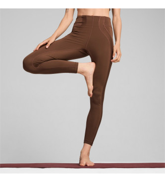 Puma Leggings marroni a coste Studio Cloudspun