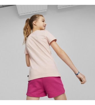 Puma Logo T-shirt og shorts st pink, lilla, pink, pink, fuchsia