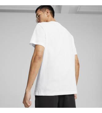 Puma T-shirt bianca con logo Mapf1