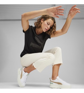 Puma Tnis de couro Mayze branco