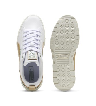 Puma Mayze - Baskets en cuir blanc