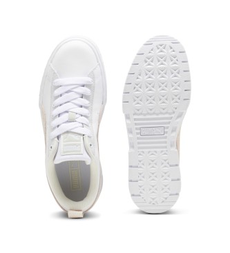 Puma Mayze Mix Leather Sneakers white