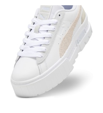 Puma Skórzane sneakersy Mayze Mix białe