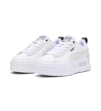 Puma Mayze Mix Wns Leather Sneakers biały