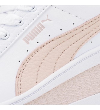 Puma Mayze Wedge Leather Sneakers white, pink