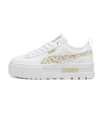 Puma Sneaker Mayze in pelle bianca