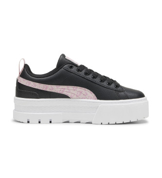 Puma Mayze Wild - Baskets en cuir noir