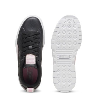 Puma Mayze Wild - Baskets en cuir noir