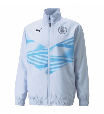 Puma MCFC Prematch jacket blue